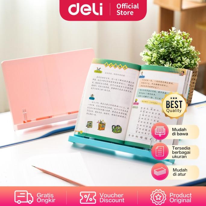 

Deli Stand Reading / Penyangga Bahan ABS Alat Penahan Buku 70530