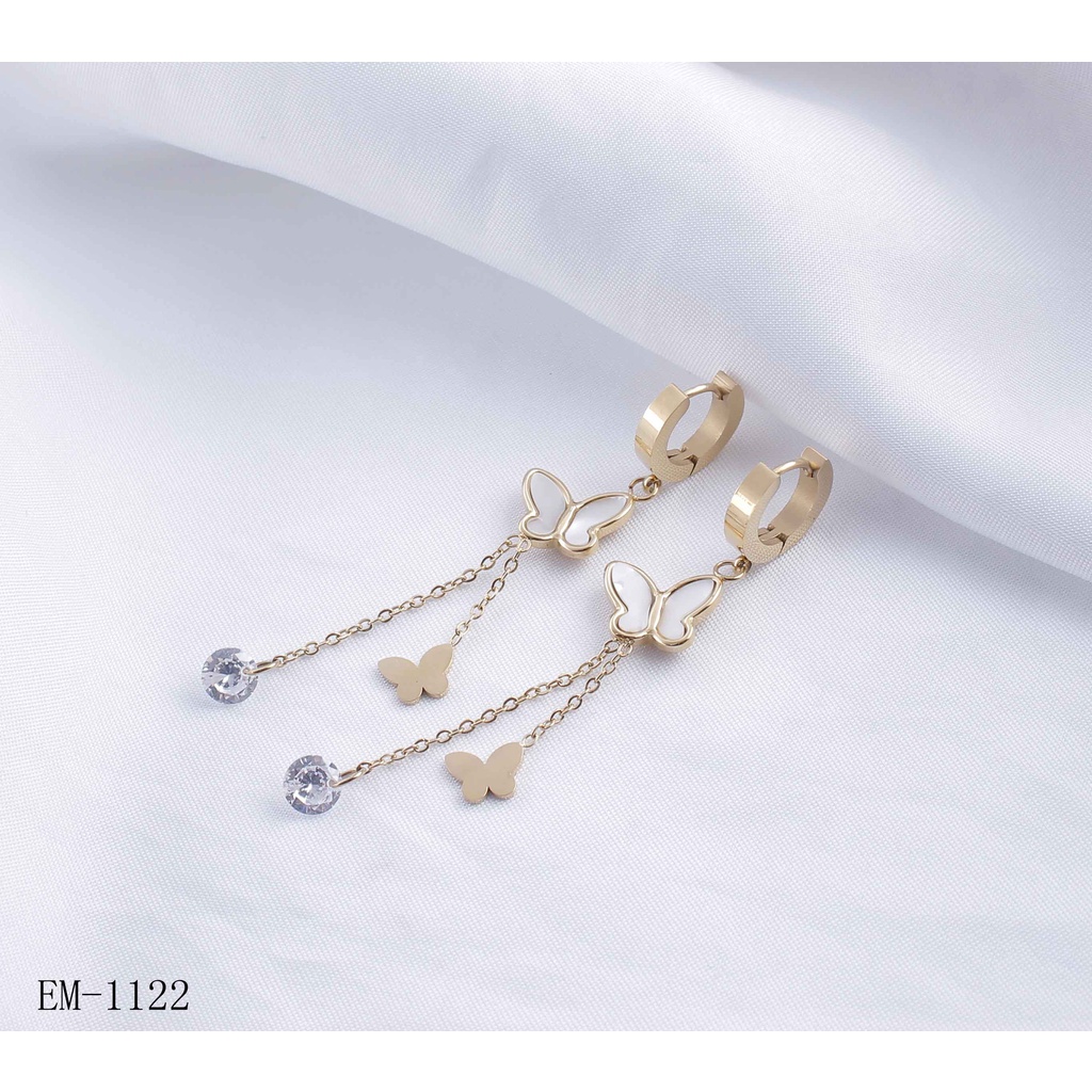 Anting Kupu-kupu Cantik Perhiasan Fashion 1122/656/7938