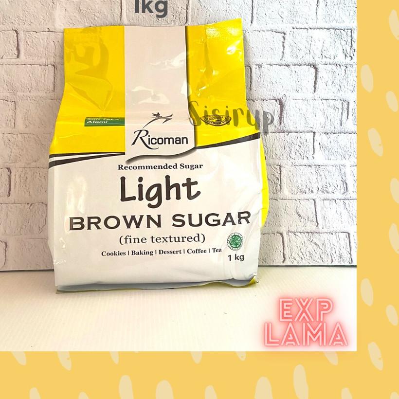 

❈ Light Brown Sugar Ricoman 1 KG / Light Ricoman ♀