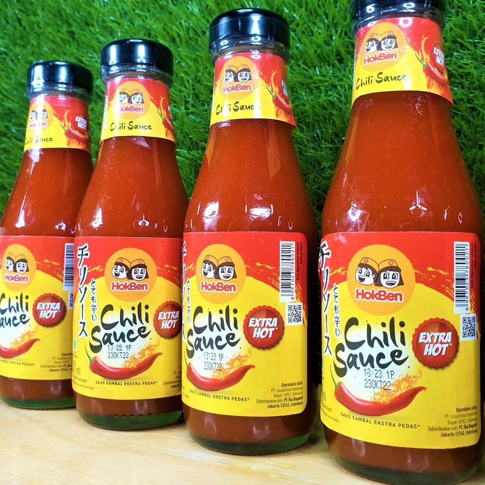 

Promo Keren Chili Sauce Hokben 200ml / Sambal Hokben / Extra Hot / Halal