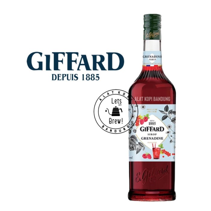 

Giffard Syrup 1L / Syrup Giffard 1000Ml Fruit Flavour Buah Dan Bunga