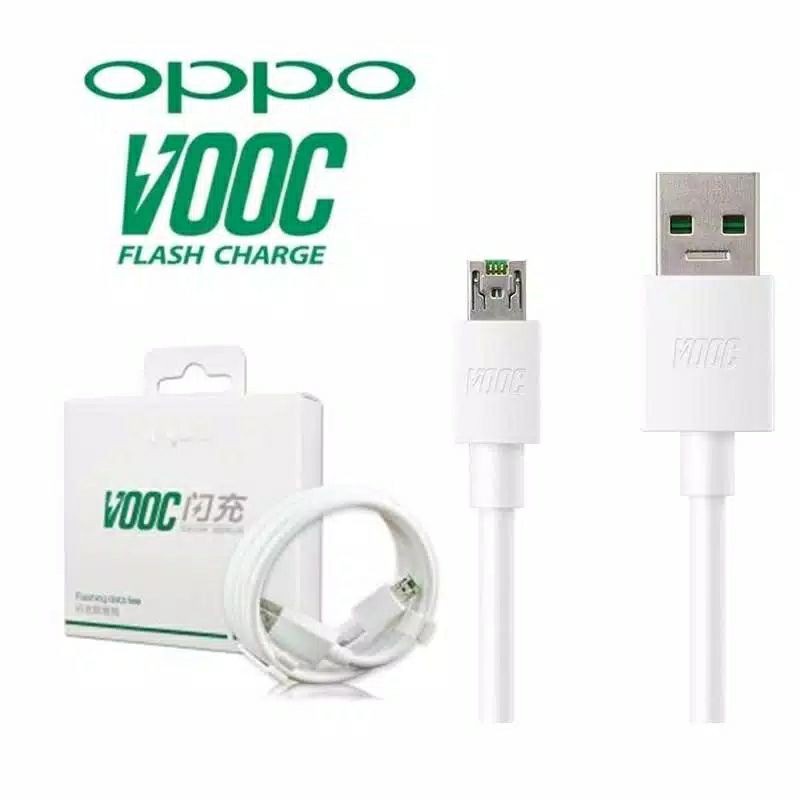 Kd Kabel Data Oppo Vooc Ori 99% Micro Usb &amp; Type C Kualitas Bagus