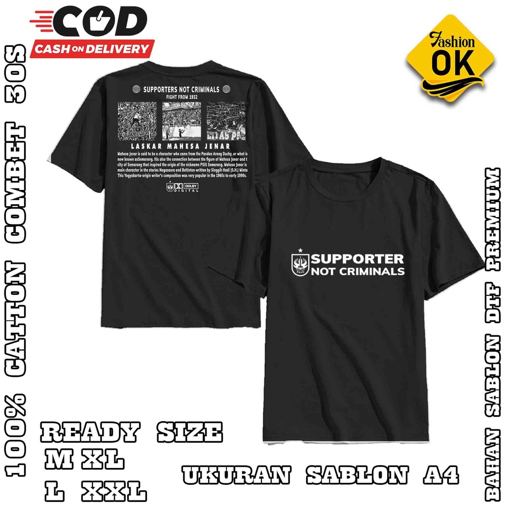 Kaos Psis 1932 Semarang Football Culture Original Fans Pride Casual Awaydays Mahesa Jenar Suporter P