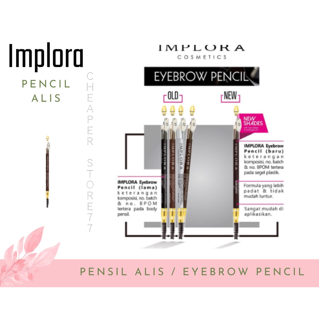 IMPLORA - EYE PENCIL - IMPLORA PENSIL ALIS - IMPLORA EYEBROW