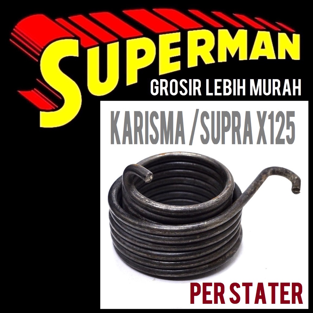 PER STATER KARISMA supra x125 ver selah slah engkol pir veer kick starter motor honda superman jogja