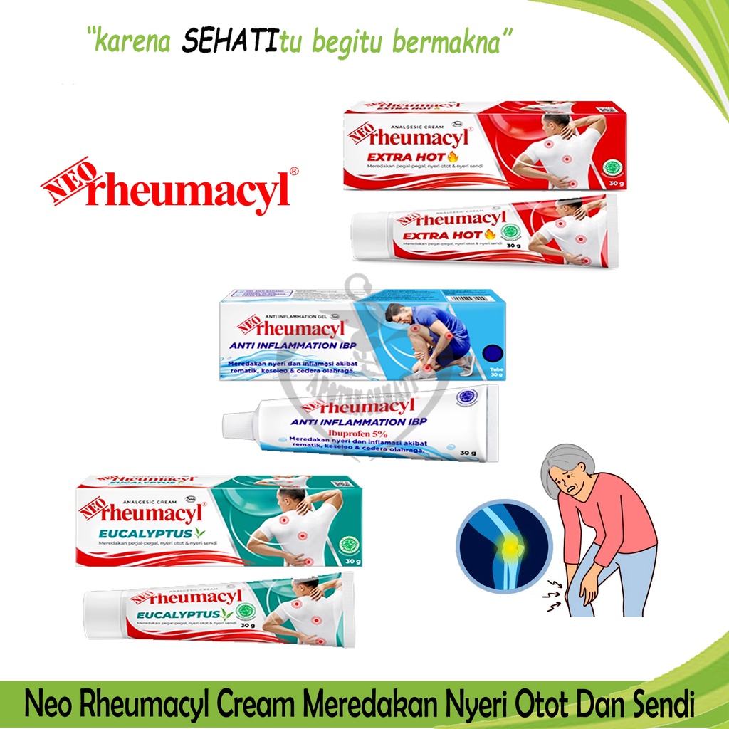 NEO Rheumacyl Hangat Otot &amp; Sendi Cream (30 Gram)