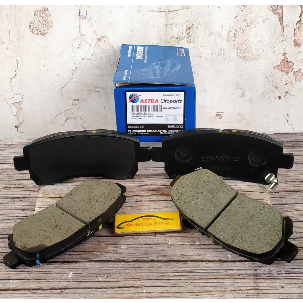 BRAKE PAD KAMPAS REM DEPAN AVANZA XENIA RUSH TERIOS AKEBONO AN-4006WKI