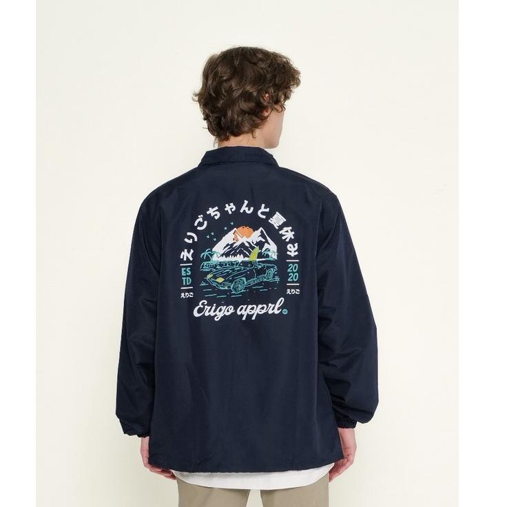 SPECIAL PRICE Erigo Coach Jacket Nippon Nonatsu Navy