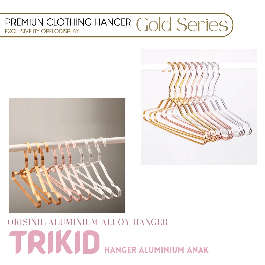 HANGER ALUMINIUM ALLOY ANAK TRIKID PREMIUM