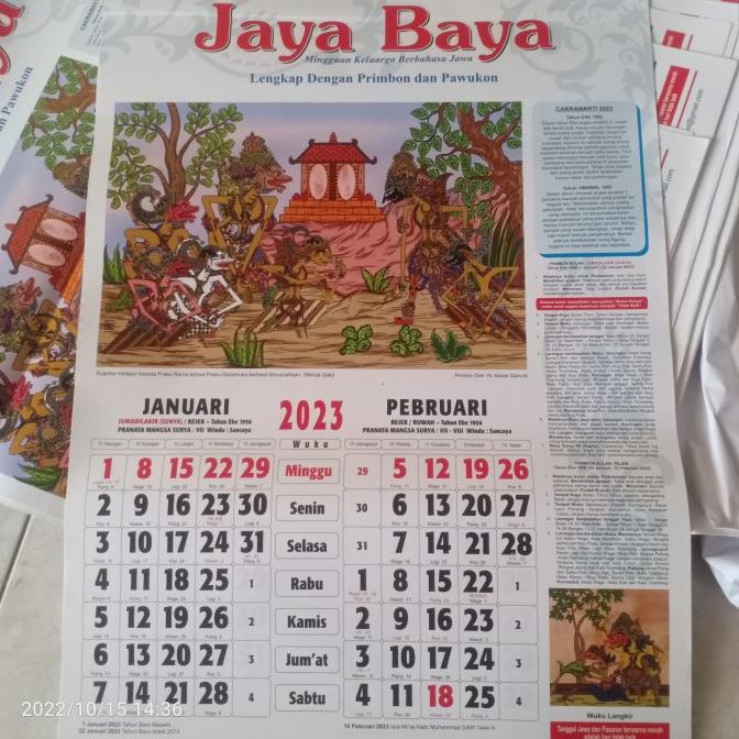 

Terbaru !!! Kalender Jaya Baya Jayabaya 2023 - Kalender Primbon Jawa - Original