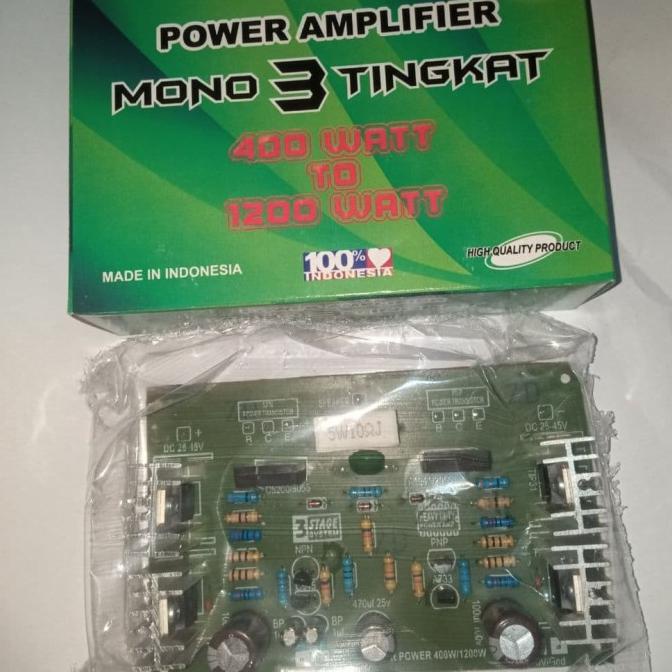 Kit Power Amplifer Mono 3 Tingkat 400W To 1200W rajaav77 Ayo Beli