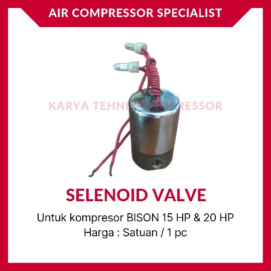 Selenoid Valve Kompresor Udara BISON 15 HP & 20 HP
