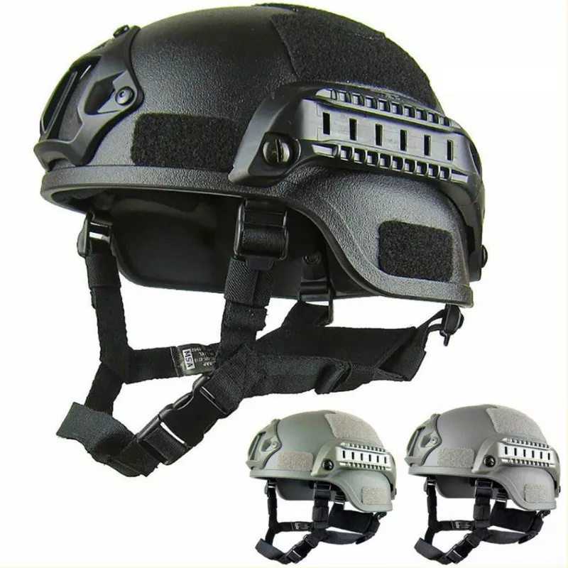 helm tactical swat helm hitam mich 2000 mich2001 TNI Brimob helm tempur bukan balistik
