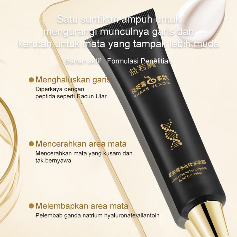 Mata panda Eye serum Krim mata Penghilang kantung mata 40g Serum mata panda dan kantung mata / Memudarkan garis-garis halus / Melawan penuaan / Eye Treatment pelembab