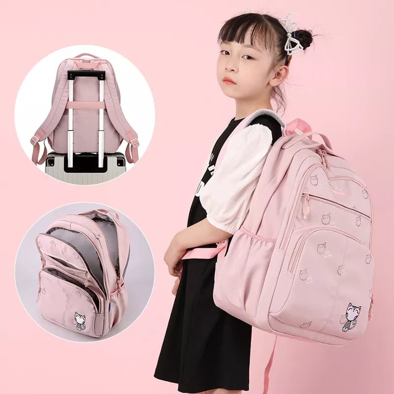 BTM STORE-Tas Sekolah Anak Perempuan / Tas Ransel Anak / Tas Punggung/ Tas sekolah terbaru