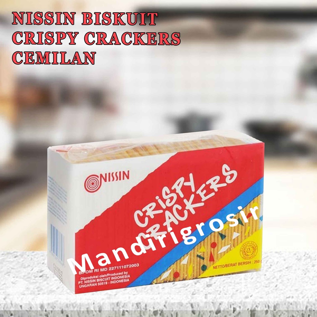 CEMILAN* NISSIN CRISPY CRACKERS 250g* BISKUIT