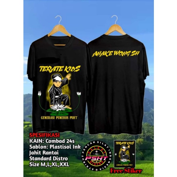 KAOS TERATE KIDZ ANAK E WONG SH KAOS TERATE DISTRO