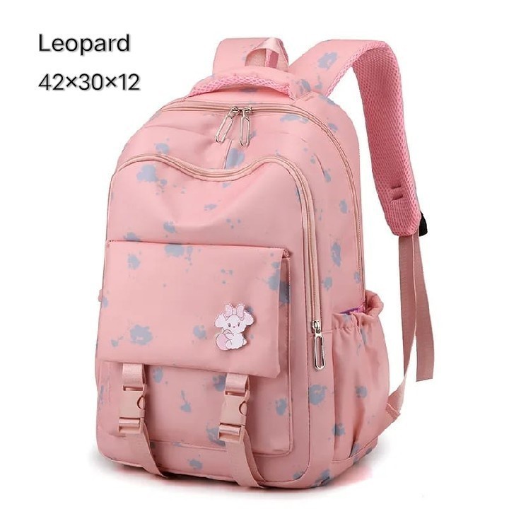 Tas Ransel Anak Sekolah Perempuan Sd Smp Sma Motif Mochila Polkadot