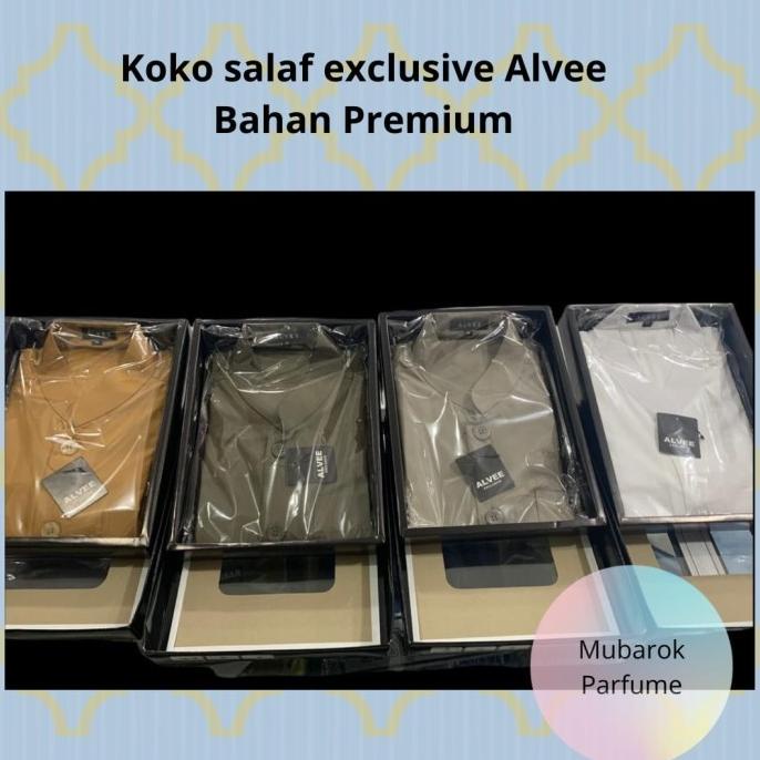 Discount baju koko takwa lengan panjang busan muslim pria alve alvee XXL /BAJU KOKO PRIA/BAJU KOKO D