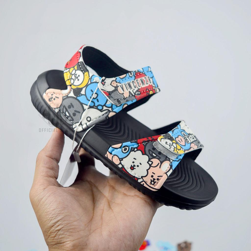 Sandal Anak Gunung BT21 Terbaru Sendal Gunung Anak Kekinian Sendal Selop Anak Murah Sendal Anak Laki-Laki