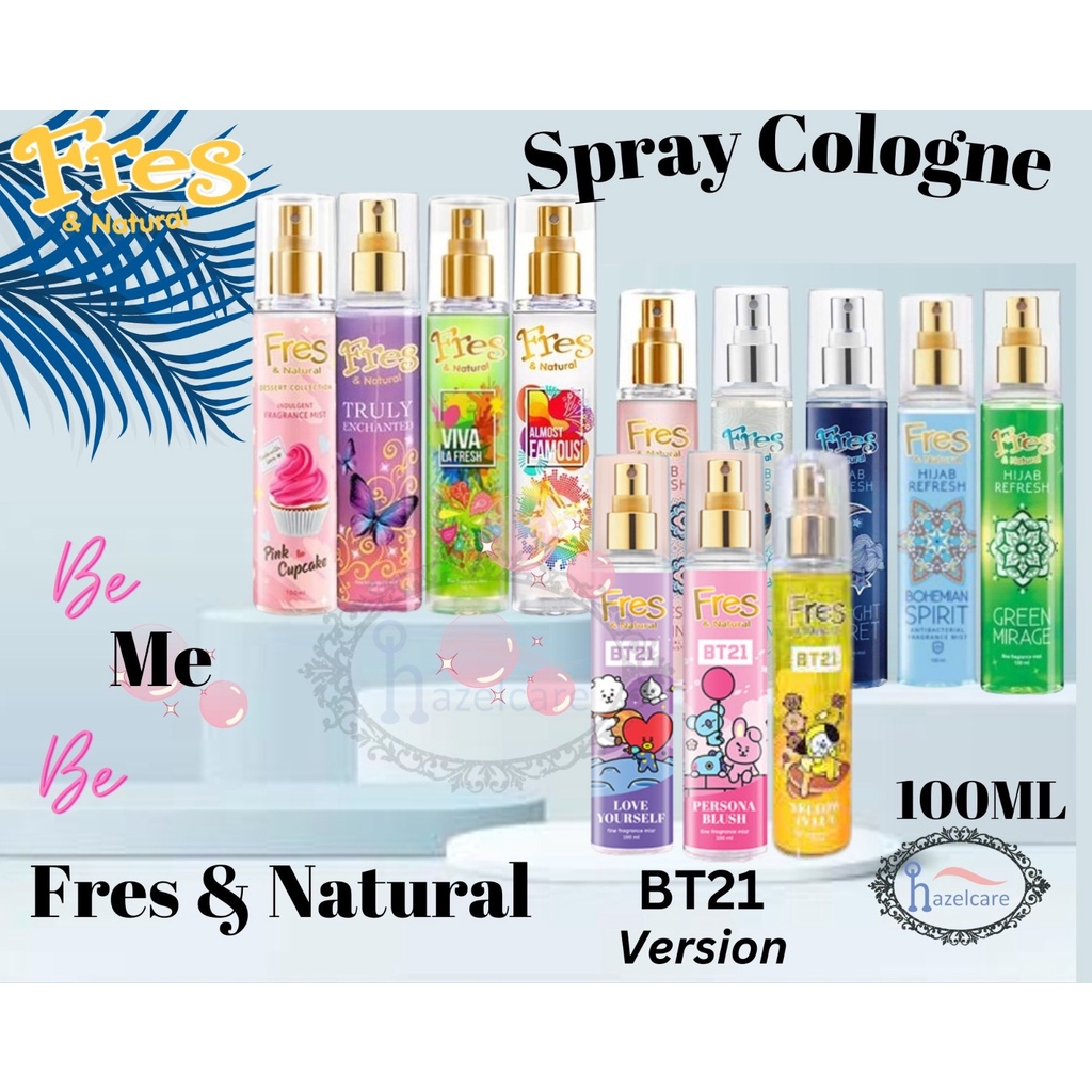 Fres &amp; Natural FRES&amp;NATURAL Parfum Parfume Spray Cologne Hijab 100ml 100 ml