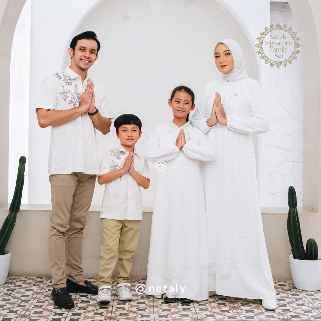 SARIMBIT NETALI Ambalika Series  (Netali Sarimbit Idul fitri) baju keluarga