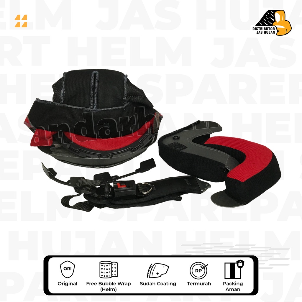 Busa Full Set KYT 2 Vision lengkap (BUSA PIPI + TEMPURUNG + TALI HELM)