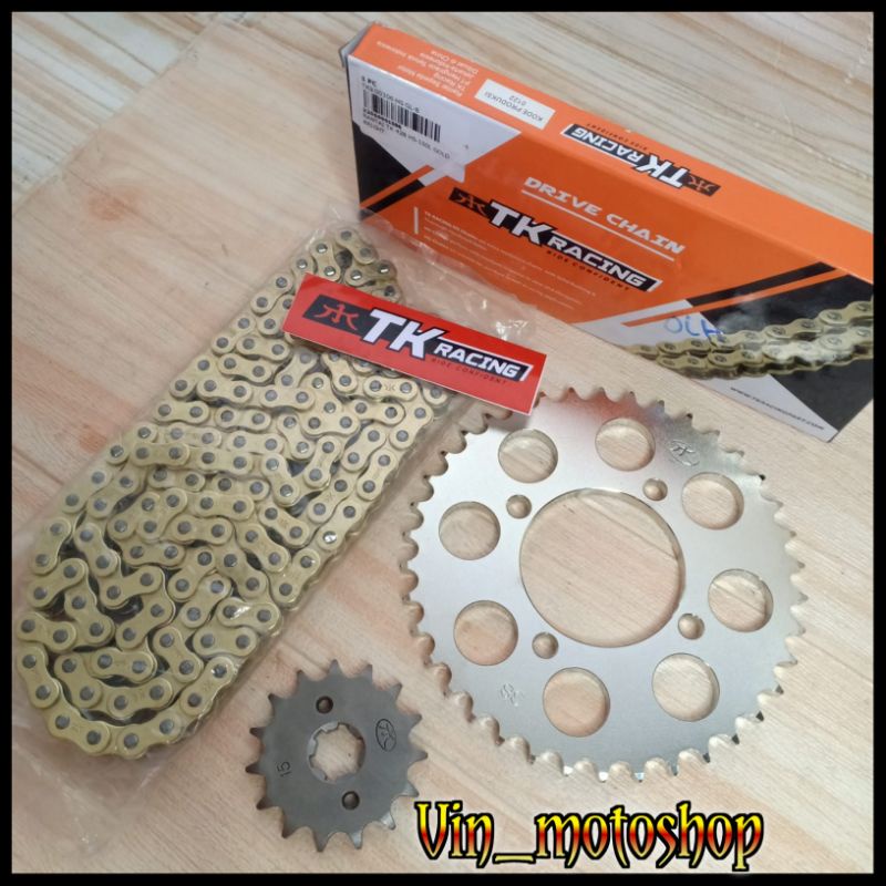 gir gear set TK Racing / sss 428 RX King / F1 ZR / Jupiter MX / Jupiter z / Vega TK Racing Rantai GO