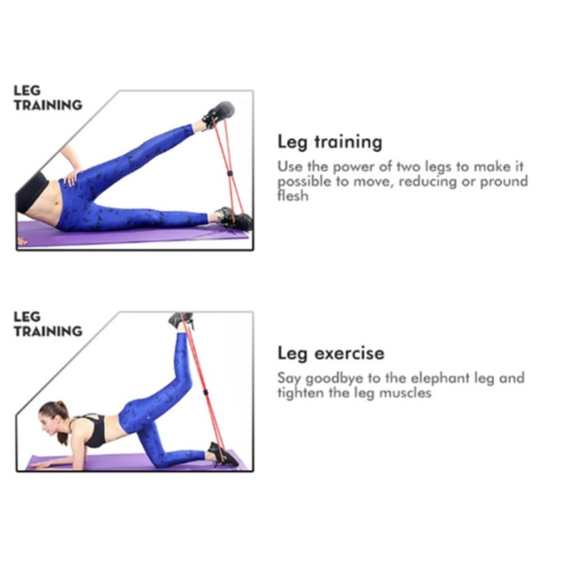 Tali Stretching Yoga Fitness Elastis Power Resistance - Peralatan olahraga dirumah