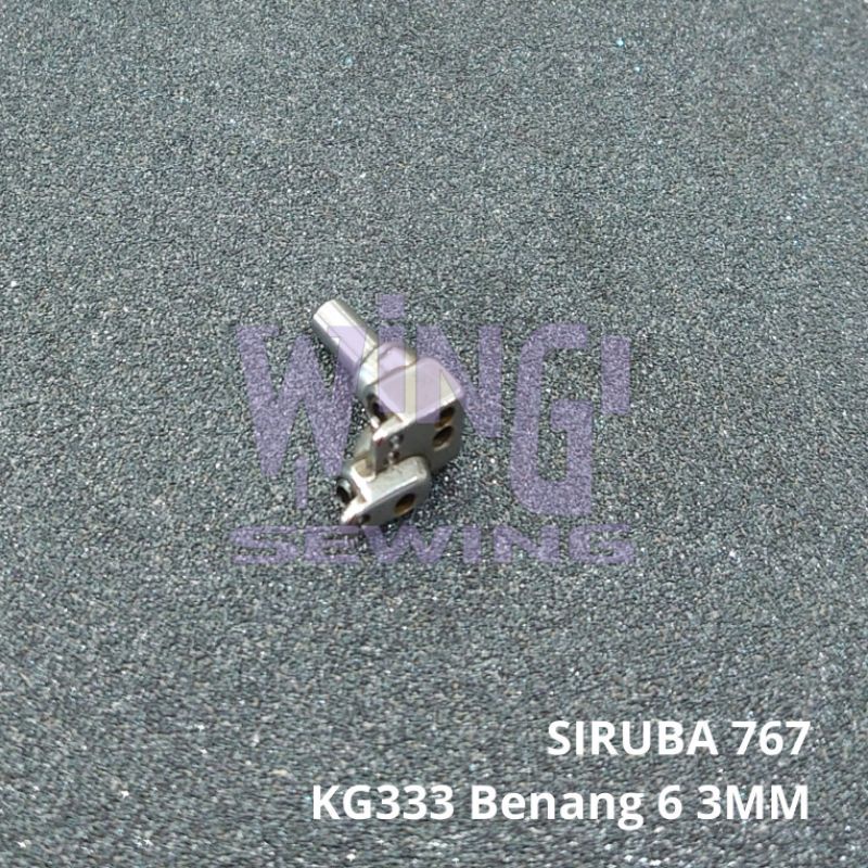 KG333 SIRUBA 767 Benang 6 3MM Kepala Jarum Mesin Jahit Obras Industri