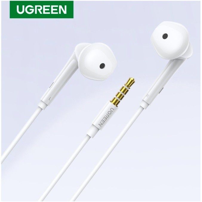 Handsfree Earphone UGREEN Handsfree Earphone Headset Jack 3.5mm Mic Laptop Bass - Ugreen 60692 30637