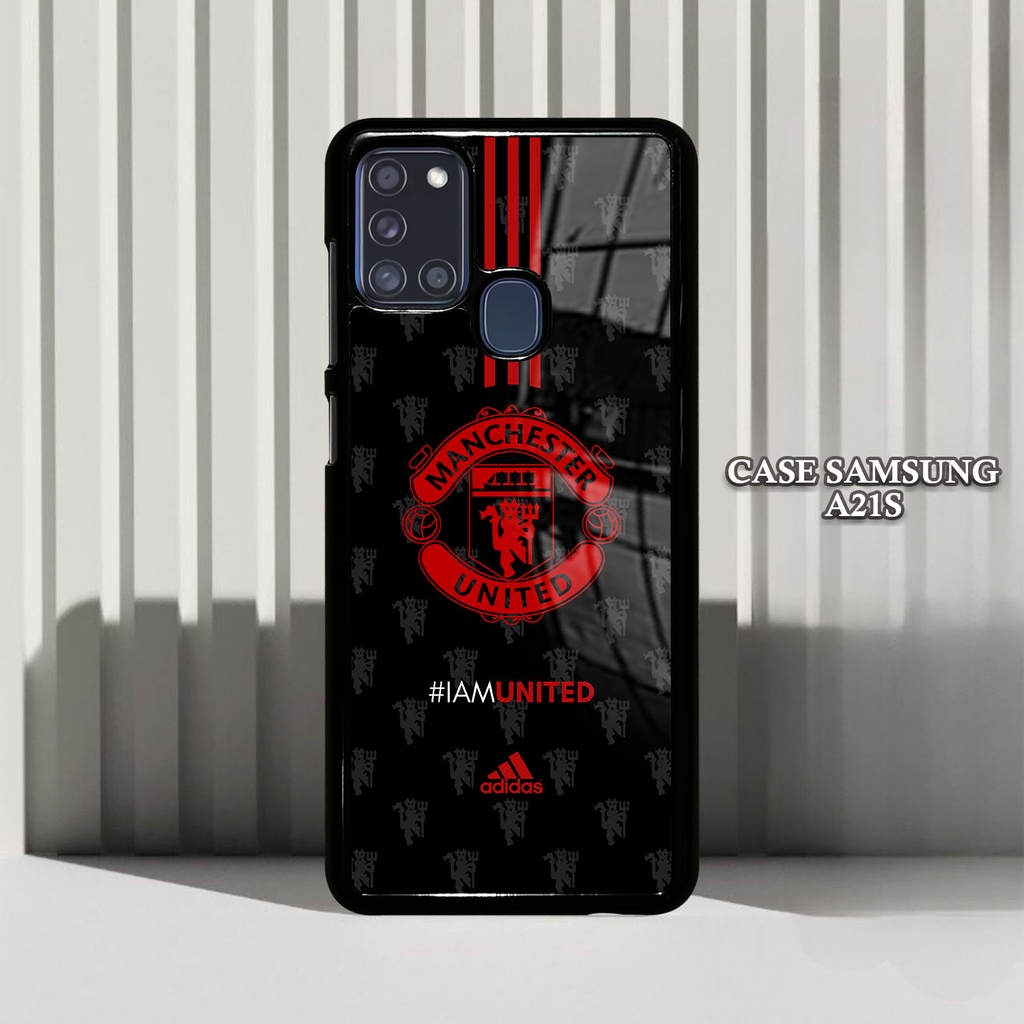 Case Glossy Samsung A21S [RR82] BOLA Art Flowers Casing Kilau a21s Kesing Keren Lucu Pic HD | Victor