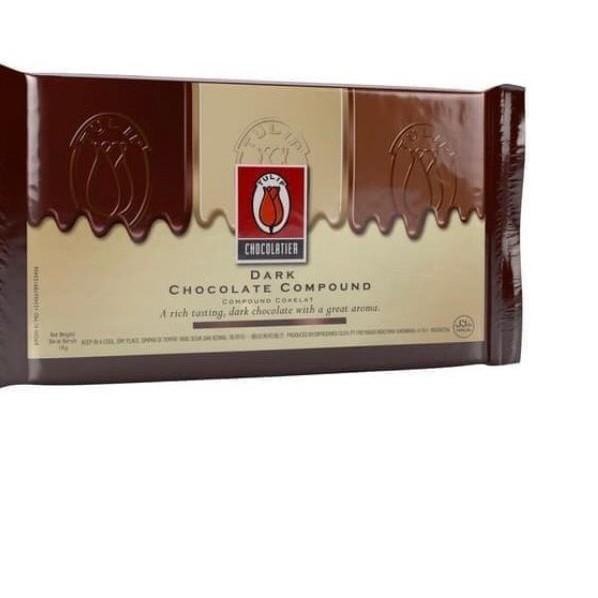 

☺ Tulip Dark Chocolate Compound - Coklat Tulip 1kg !! ➼