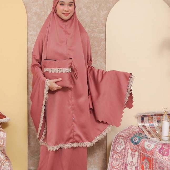 ☈ DIVA SERIES MUKENA FAHIJABLOVE | Mukena travelling SILK | MUKENA SATIN ♦