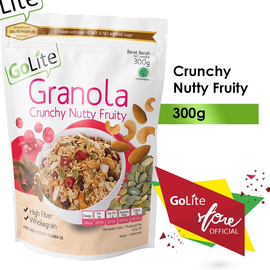 

➤ Granola GoLite Crunchy Nutty Fruity Toasted Muesli 300g ❋