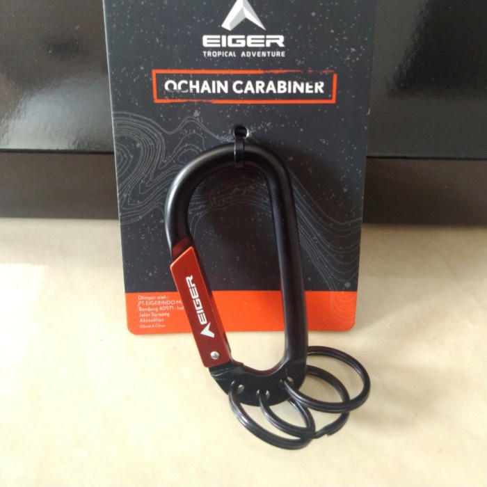 Gantungan Kunci Eiger Ochain Carabiner - Original