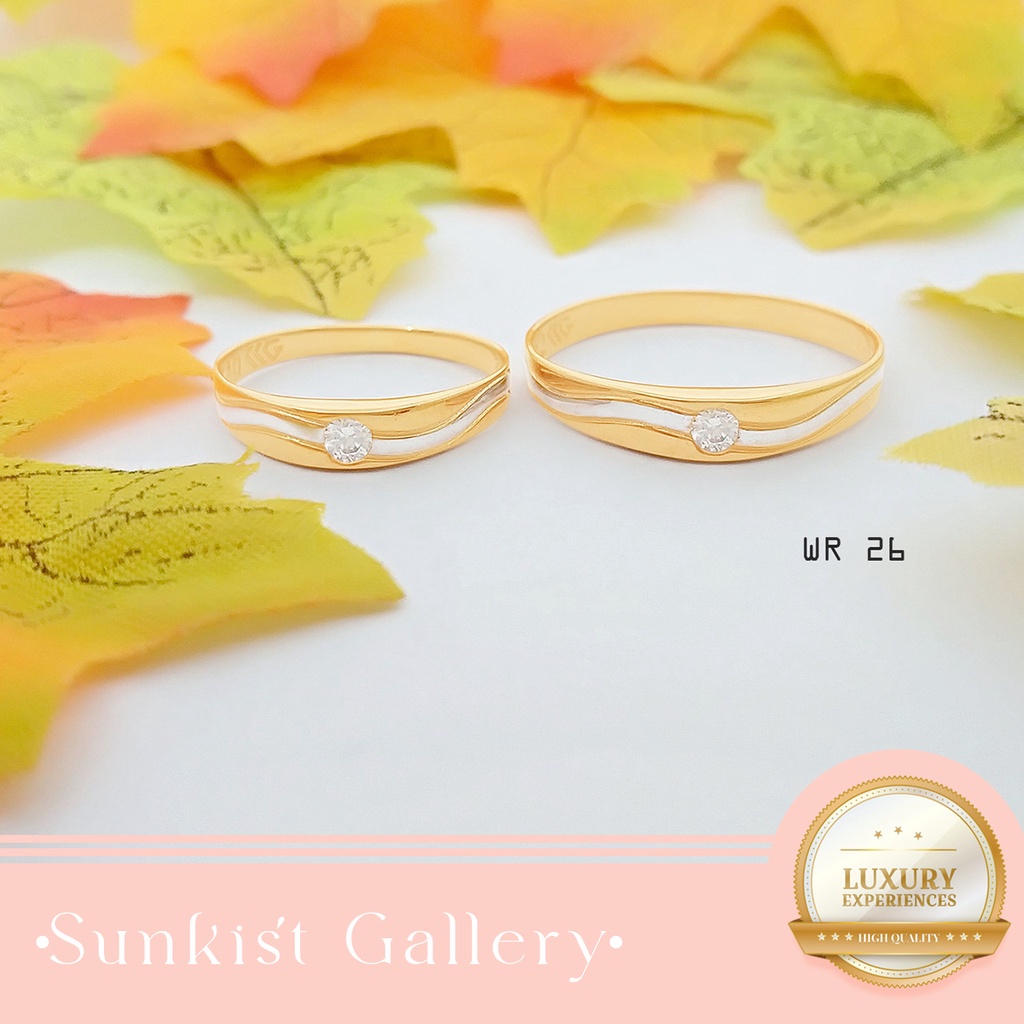CINCIN EMAS ASLI KADAR MUDA 375% KADAR 8K CINCIN WANITA LAMARAN ADA SURATNYA WR 26