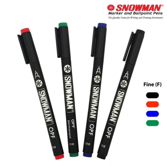 

BOS Snowman Spidol OPF Permanent/ Marker Permanen/ Plastik/ Kaca