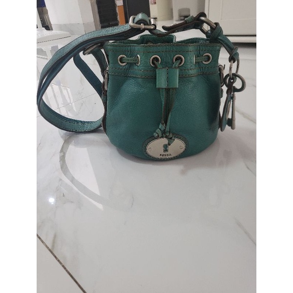 preloved mini fossil maddox drawstring