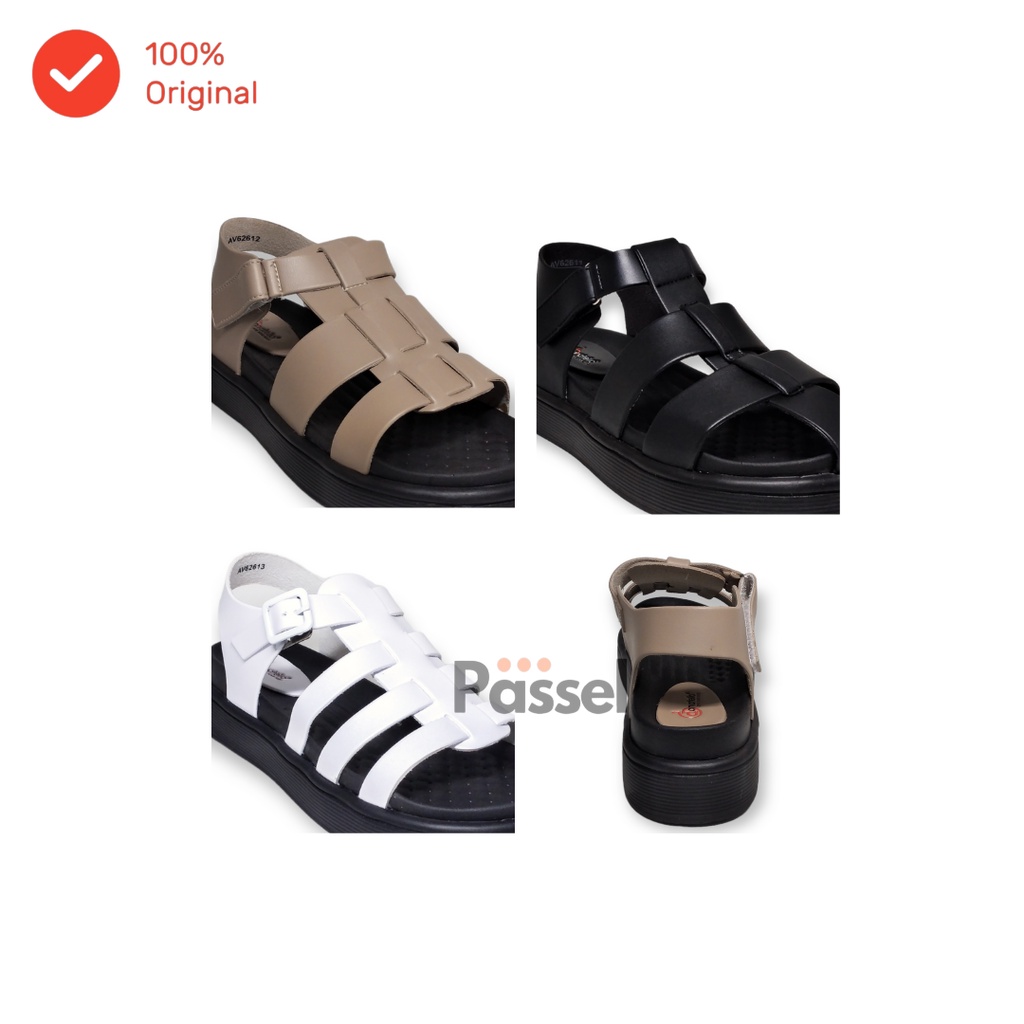 Donatello Sz. 36-40 Sepatu Sandal Tali Gesper Wanita Kasual | AV62611 / AV62612 / AV62613