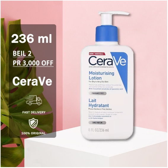 236ML CeraVe Moisturising Lotion 236ml ~CeraVe Moisturizer CeraVe Daily Moisturizing Lotion CeraVe B