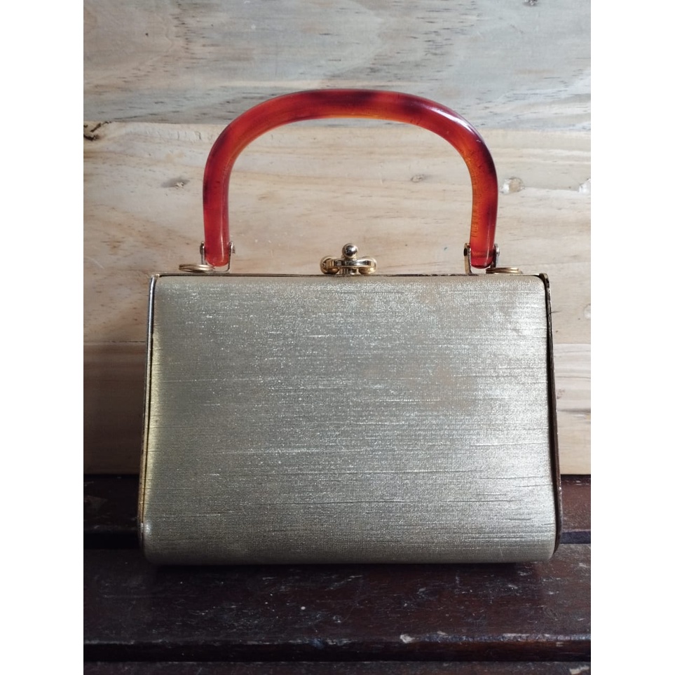 TAS PESTA GOLD - TAS PESTA UKURAN KECIL - PARTY BAG - GOLD PARTY BAG