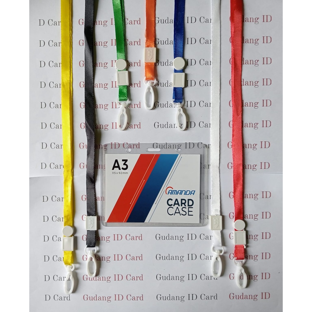

Paket Tali Kait Plastik Kilap Impor 1CM + Card Case A3