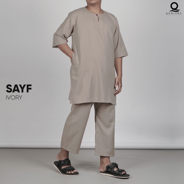 BAJU KOKO GAMIS SETELAN QOMISHU SAYF