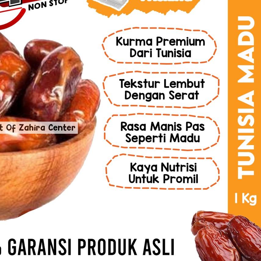 

✹ Kurma Tunisia Premium 1Kg Asli Tunisia Penuh Barari King Algerian Palmfrutt ☼