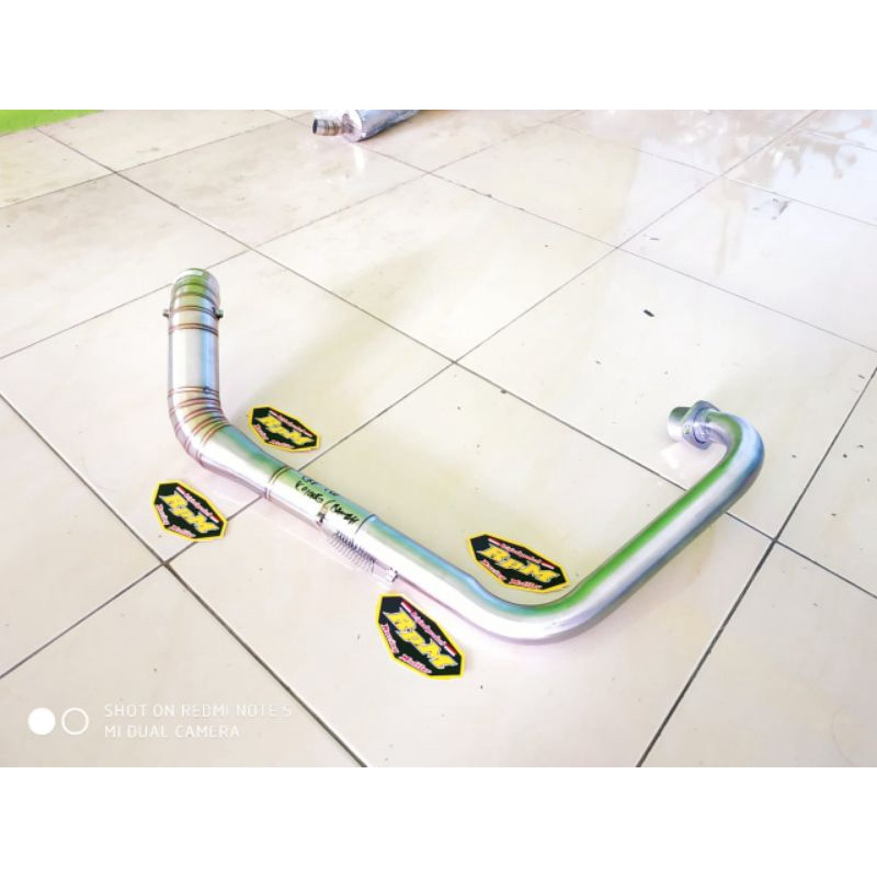 Pipa Leher Knalpot Racing Kolong Bawah KLX 150