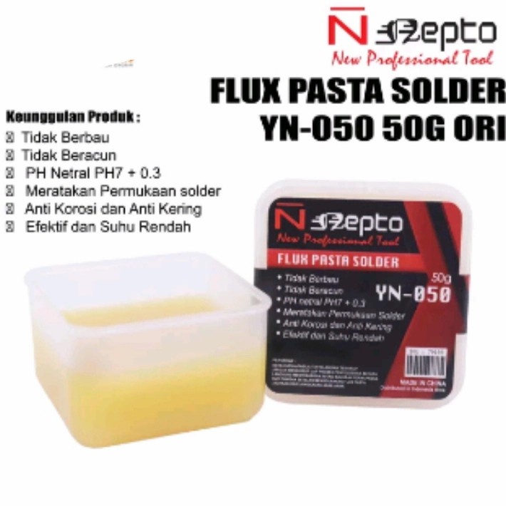 FLUX PASTA SOLDER MINYAK SOLDER NEPTO YM-050 80GR ORIGINAL