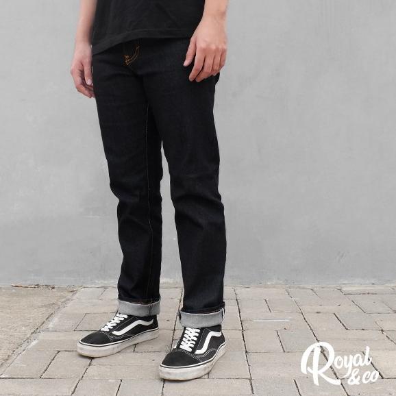 ➯ BLACK DENIM SELVEDGE SLIM FIT ☑