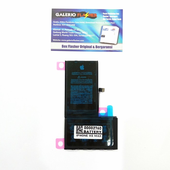 BATRE BATTERY BATERAI IPHONE XS MAX ORIGINAL