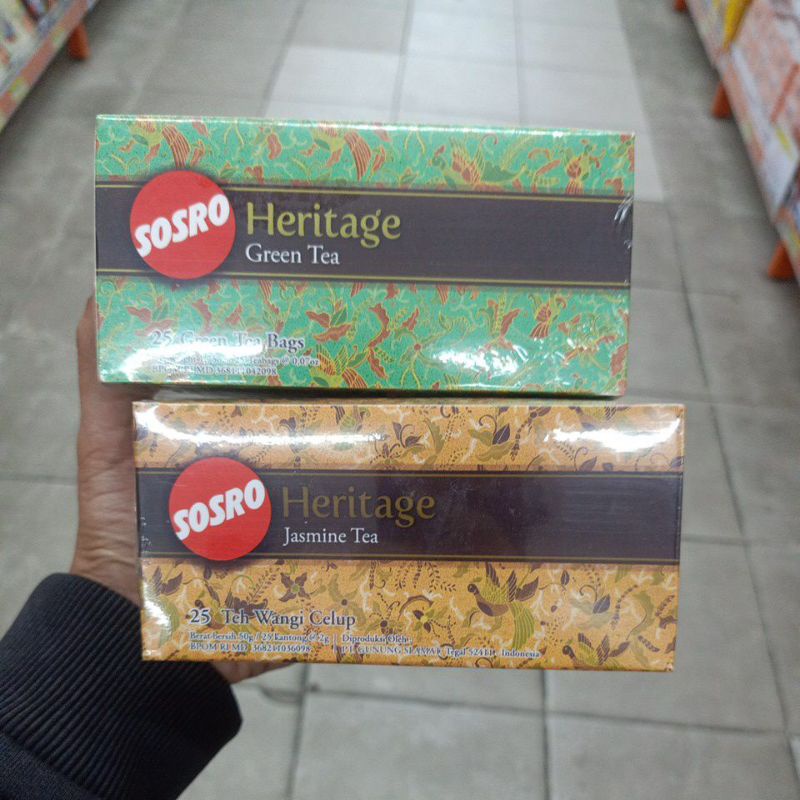 

Teh Celup Sosro Jasmine Heritage green tea 25